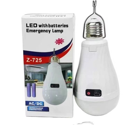 2 - Lampada di emergenza a LED 15W E27 B22 Batteria ricaricabile agli ioni di litio AC/DC Lampada di uso sano