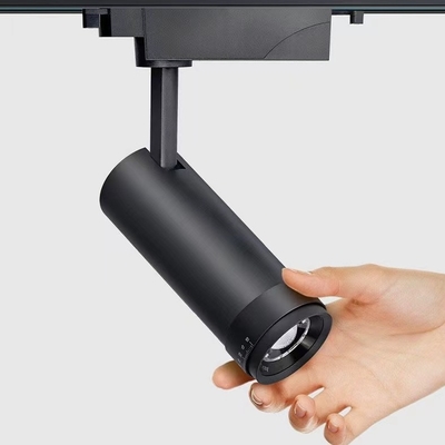 1CCT corpo della lampada in lega di alluminio 10-60 gradi lente zoomable LED luce di fuoco luce di pista