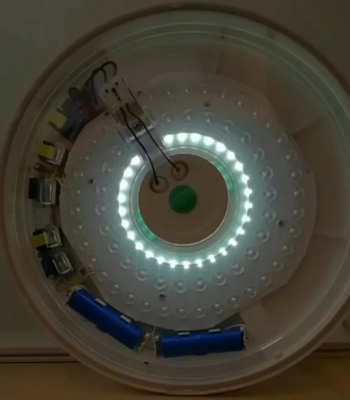 Lampade di soffitto con sensore radar a batteria di litio e flusso luminoso di 1440lm