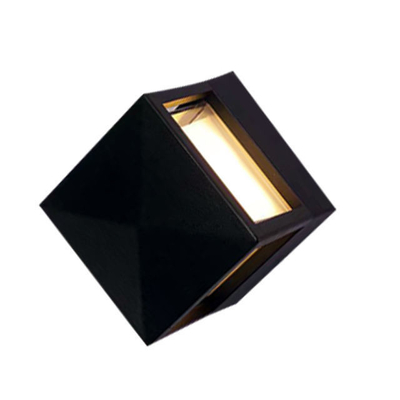 Lampada da giardino a LED a parete rotonda e quadrata esterna IP65 10W 15W per illuminazione a risparmio energetico