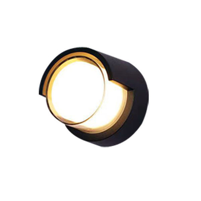 Lampada da giardino a LED a parete rotonda e quadrata esterna IP65 10W 15W per illuminazione a risparmio energetico