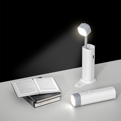 Lampada da tavolo portatile a LED 5W Lampada da tavolo ricaricabile con dimmer di supporto e sorgente luminosa