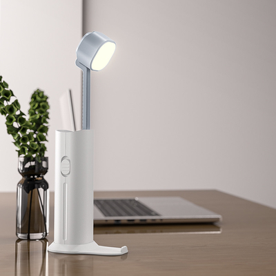 Lampada da tavolo portatile a LED 5W Lampada da tavolo ricaricabile con dimmer di supporto e sorgente luminosa