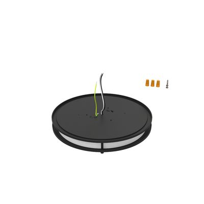 Durata di vita 50000 ore 12 pollici 15W 5CCT Copertura in plastica LED doppio anello soffitto luce CL-B1215