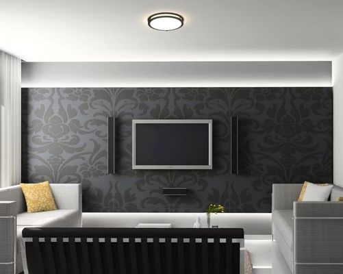 Durata di vita 50000 ore 12 pollici 15W 5CCT Copertura in plastica LED doppio anello soffitto luce CL-B1215