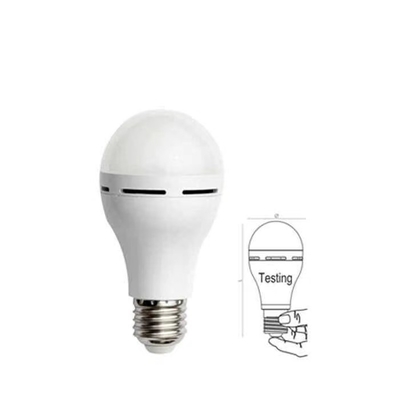Lampadina a LED a batteria ricaricabile a ioni di litio 12W E27 B22 per uso sanitario e di emergenza