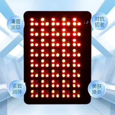 Dispositivo di bellezza per la casa con lampada a fila grande con maschera fotonica a LED per ringiovanire la pelle del corpo intero