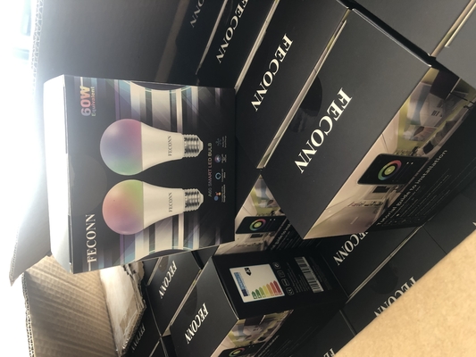 Peso del prodotto 0,1 kg RGBCW Multi Color BT E27 B22 Lampada intelligente a LED per l'illuminazione domestica