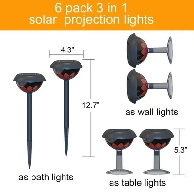 Lampade di proiezione solare e lampada a colonna di fusione a stampo con LED ad alta luminosità