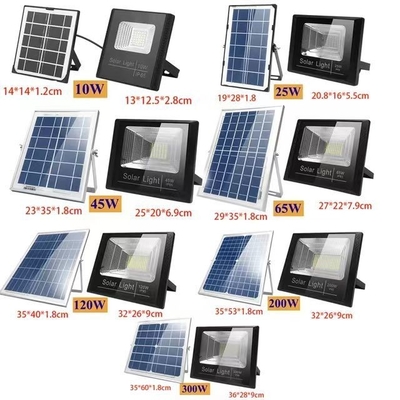 Stadio di magazzino impermeabile nero luce solare a LED