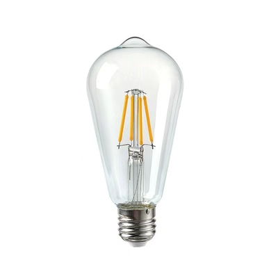 Soluzioni per l'illuminazione residenziale ST64 E26 7W 800LM Lampadina a filamento a LED scura 3000K 120V/60Hz