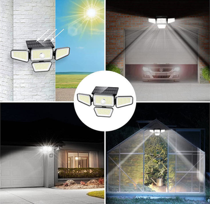 270 LED Sensore di movimento LED impermeabile a led luce solare a parete impermeabile e facile da installare