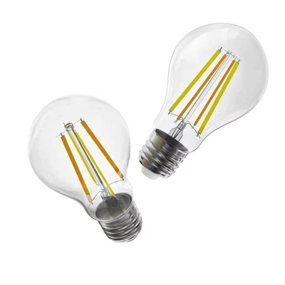 Materiale di vetro lampadina a LED per l'illuminazione interna domestica E27 E14 lampadina a filamento retrò