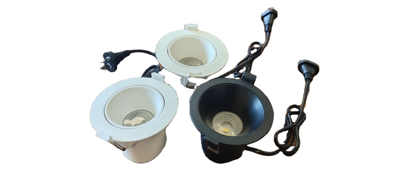 Lunga durata di vita 9W 0.6mm COB Embedded LED Downlight in moderno design per cavo da 3,5 pollici