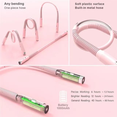 Led Portatile flessibile Collo appeso Libro di ricarica Luce Protezione occhio Collo Luce di lettura