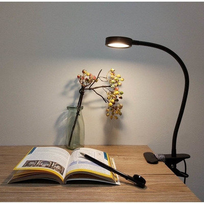 DIY 450lm lettura personalizzata a 360 gradi flessibile colletto di gallina piccola lampada da scrivania a LED