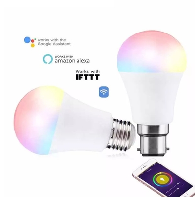 Illuminazione intelligente RGBCW Multi Color BT E27 B22 Lampada intelligente a LED con 30000 ore di lavoro