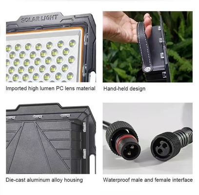 IP65 Lampada a parete esterna impermeabile con interruttore di orario e carica solare