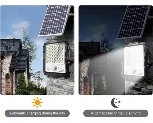 IP65 Lampada a parete esterna impermeabile con interruttore di orario e carica solare