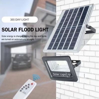 Bianco freddo Emettitore di colore Timing Switch Magazzino Stadio Luci solari di strada esterno di ricarica Proiettore