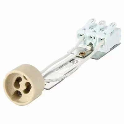 GU10 Porta lampadina porta lampadina in ceramica con cavo di silicio 1- 0,05 kg per illuminazione interna