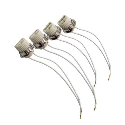 GU10 Porta lampadina porta lampadina in ceramica con cavo di silicio 1- 0,05 kg per illuminazione interna