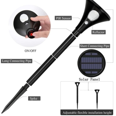 106*618.5mm Lampada solare da giardino per cortile a LED per passeggiate all'aperto
