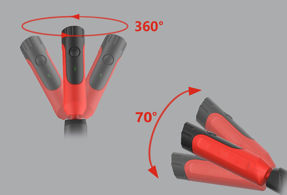 500LM Ricaricabile LED Neck Light per altezza e lavoro Fonte di luce LED alimentata solare