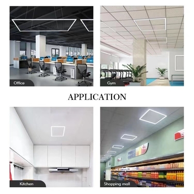 Home Office 40W pieghevole 60*60cm LED Panel Light Frame con materiale in lega di alluminio
