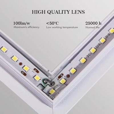 Home Office 40W pieghevole 60*60cm LED Panel Light Frame con materiale in lega di alluminio