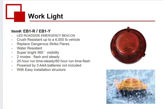 360 visibilità Magnetico LED faro di emergenza stradale con servizio di soluzioni di illuminazione