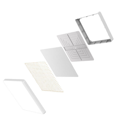 18w quadrato LED soffitto pannello luminoso alloggiamento con CRI Ra 80 e materiale ecologico