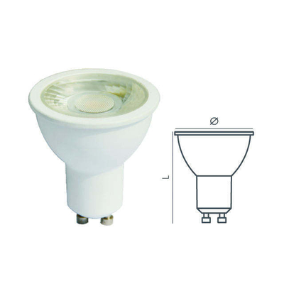 Dispositivo di riscaldamento in plastica in alluminio lampadina a LED 7W MR16 Gu10 Riflettore 36° /60° /120D