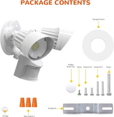 Lungo ciclo di vita 20W IP65 Bianco LED Sensore di movimento Luce di sicurezza per illuminazione esterna
