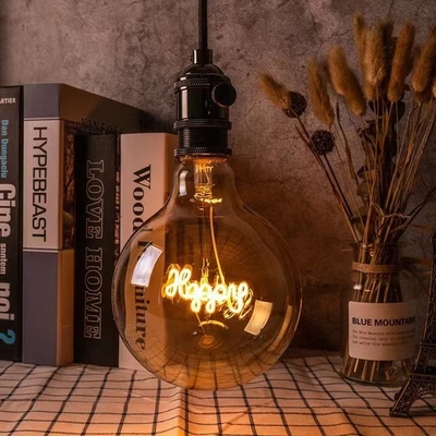 AC 85-265V Voltaggio di ingresso 4W LED vetro trasparente Ambrato Edison lampadina per illuminazione decorativa