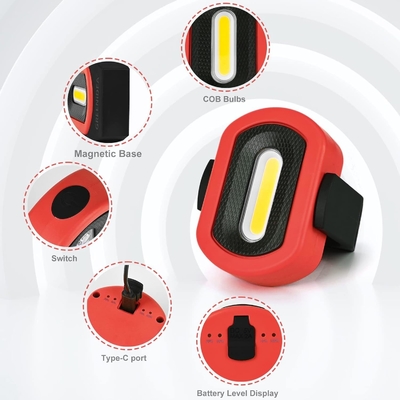 Supporto personalizzato SMD 780lm LED Pocket Rechargeable Car Repair Magnetic Handheld