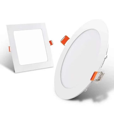 Lampada a pannello LED Quadrata Rotonda 3W 6W 9W 12W 28W 24W Lampada a soffitto 15000 ore di durata