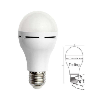 Lampada a LED ricaricabile da 7w E27 B22 per illuminazione d'emergenza a 6000K