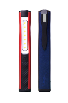 30000 ore di tempo di lavoro Luce luminosa a penna a LED con clip USB ricaricabile IP44