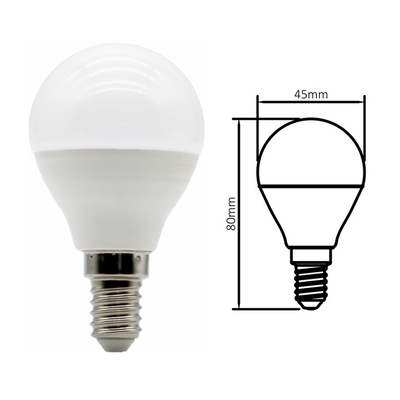 Lampada a LED a forma di palla da golf 5W 110v/220v E17 E27 B22 Base personalizzabile per l'illuminazione interna