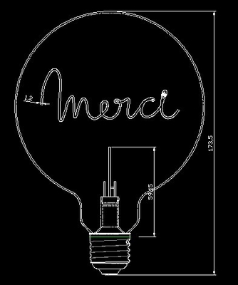 IP44 Disegno unico Metallo Decorazione domestica fai da te Lampada a filamento di vacanza Vintage Lampada da tavolo a LED