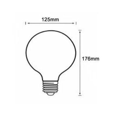 Lampadina a incandescenza a LED intelligente per interni con luce RGB e controllo Bluetooth wireless