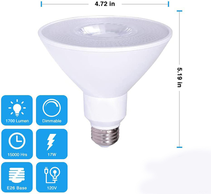 Potenza 6 Contare Bianco Freddo E26 5000K Lampada a LED per illuminazione esterna