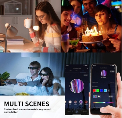 Controllo remoto Smart WiFi GU10/MR16 Spot Bulb con Google Alexa e supporto per il dimming