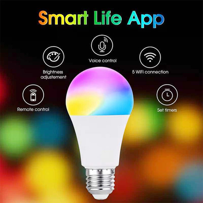 Lampada LED in alluminio con applicazione mobile e controllo vocale Google Alexa