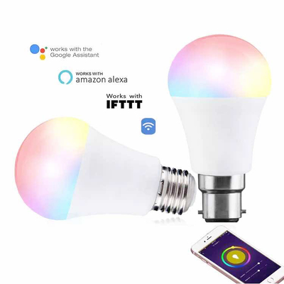 Lampada LED in alluminio con applicazione mobile e controllo vocale Google Alexa