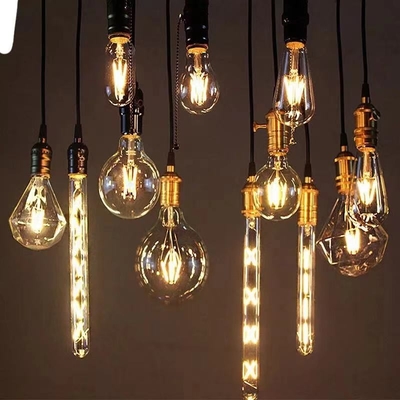 Voltaggio di ingresso 85-265V E27/B22 4W 6W 8W Vintage Edison lampadina a incandescenza a LED con 80 Ra