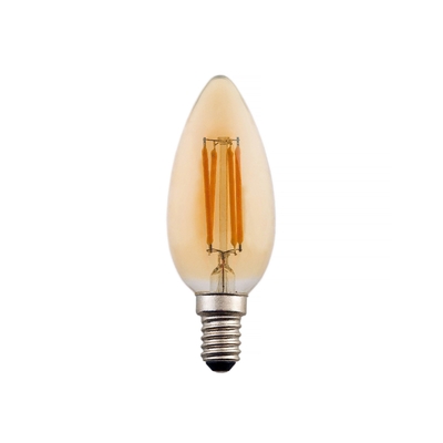 Lampada a candela a LED personalizzabile E14 4W per il design versatile di illuminazione e circuiti