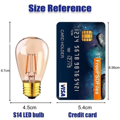 AC 120V A19 7W 800LM Lampade a filamento a LED in vetro vintage per una lunga durata di vita 50000 ore