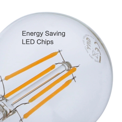 ETL C35 E11 Globe LED Filament Bulb 4W 120C Dimmabile per l'illuminazione e la progettazione dei circuiti